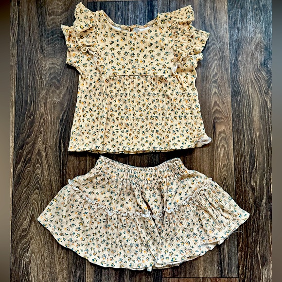 Zara Matching Sets Zara Skirt And Shirt Set Poshmark